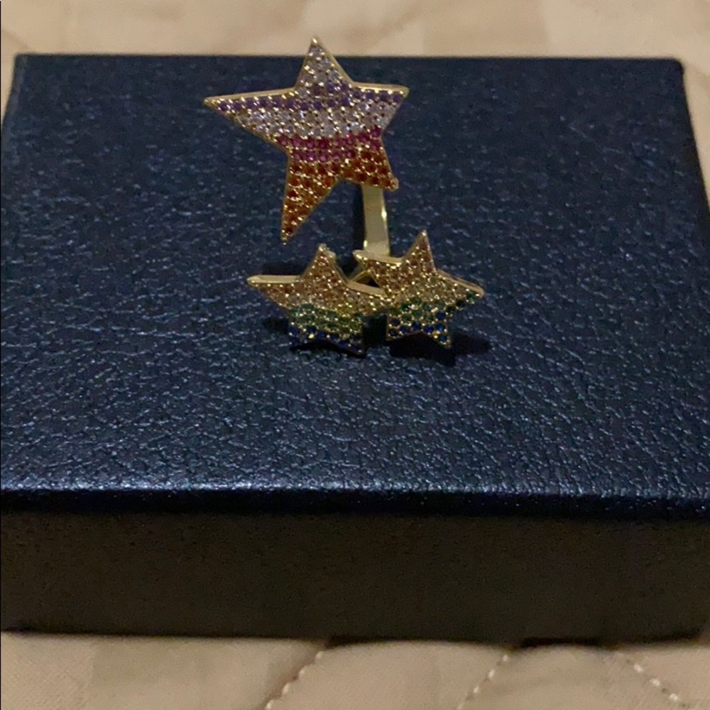 🌟 multi colored star ring 🌟 - Picture 3 of 3